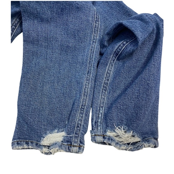 AGOLDE Nico High-Rise Skinny Jeans Size 26 Distressed At Ankles - Picture 16 of 16